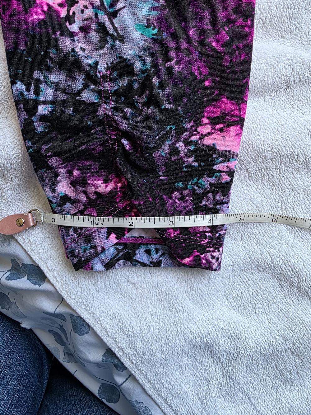 Calvin Klein Performance Quick Dry Floral Leggings Size L - Picture 11 of 11